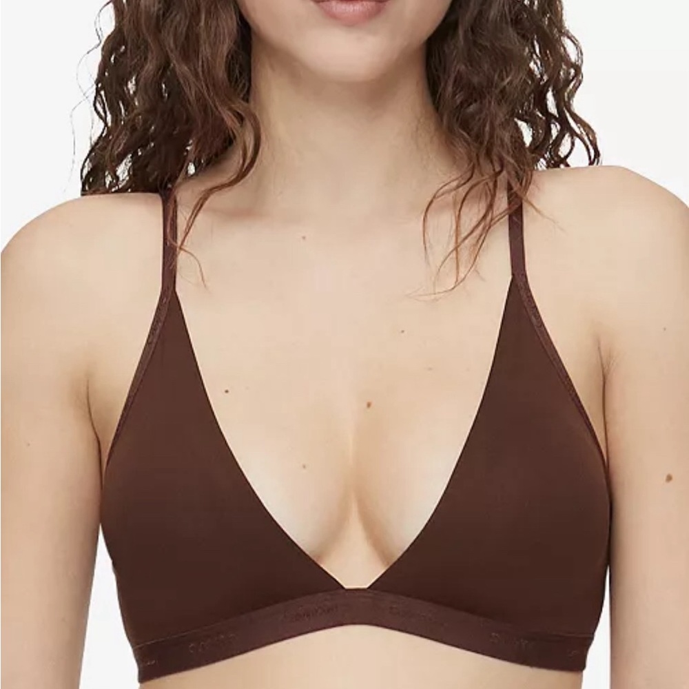 Calvin Klein Form to Body Natural Lightly Lined Triangle Bralette